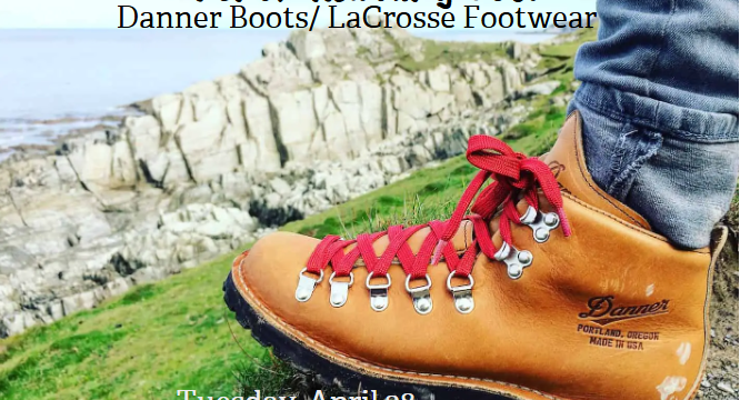 Benchmarking Tour: Danner Boots – April 28th
